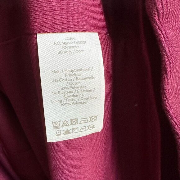Boden Violet Ottoman Dress Ruby Ring Midi Length Fit & Flare Stand Collar sz 10 - Picture 5 of 8